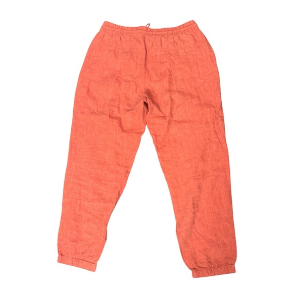 Athleta Retreat Linen Joggers Terracotta size 14 - Picture 3 of 4